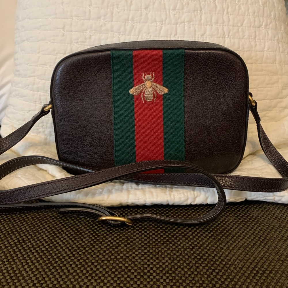 Gucci Bee Web Camera handbag